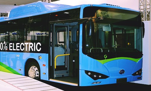 UAE moves closer to clean energy target with the region's first e-bus